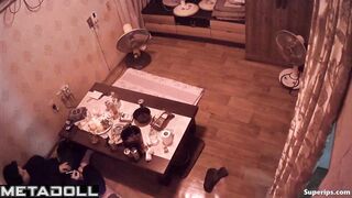 Naughty Korean couples have an orgy