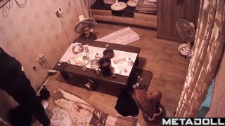 Naughty Korean couples have an orgy