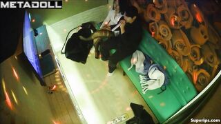 Naughty Korean teenage couple groping each other