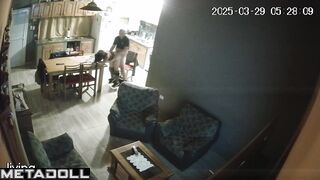 My parents having sex in their bed wildly hidden IP camera