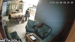 My parents having sex in their bed wildly hidden IP camera