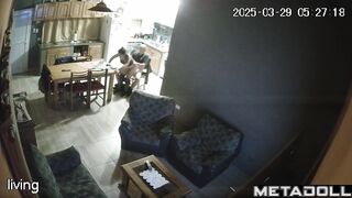 My parents having sex in their bed wildly hidden IP camera