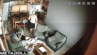 Danish newly married couple fuck brutally in their bed real spy cam