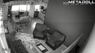 Danish newly married couple fuck brutally in their bed real spy cam