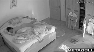 Chubby woman is fucked in her sleep