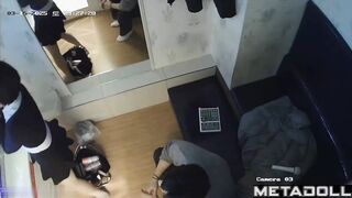 Cute Korean college girl gropes