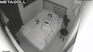 Big ass Latina girl sleeps completely naked