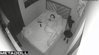 Big ass Latina girl sleeps completely naked