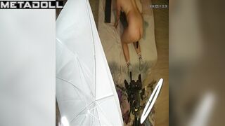 Innocent Danish aunt is addicted to masturbating with a dildo