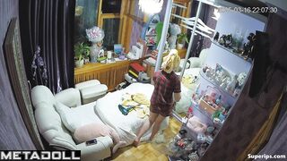 Petite Russian girl naked in her room