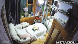 Petite Russian girl naked in her room