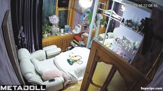 Petite Russian girl naked in her room