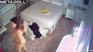 Beautiful British girl naked in her room