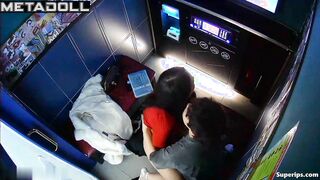 Korean college girl rubs her pussy