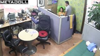Korean secretary fucks her boss