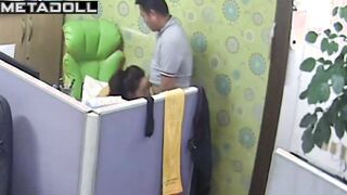Korean secretary fucks her boss