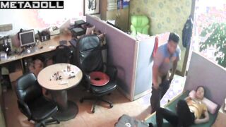 Korean secretary fucks her boss