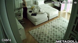 Cute German girl naked in her room