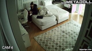 Cute German girl naked in her room