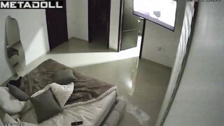 Busty teen girl masturbates watching porn