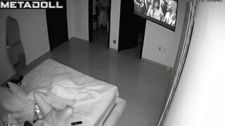 Busty teen girl masturbates watching porn