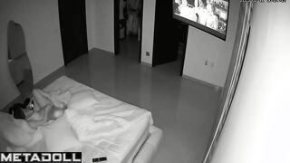 Busty teen girl masturbates watching porn