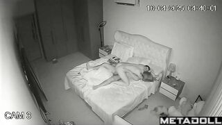Hot petite wife fucks her husband