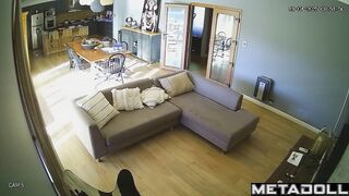 Naughty naked Romanian blonde fancy girl gets dressed before masturbating