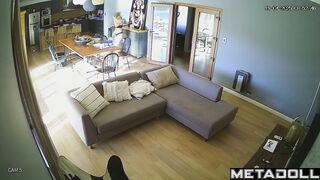 Naughty naked Romanian blonde fancy girl gets dressed before masturbating