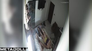 Mature Estonian brunette mom rides her husband recording