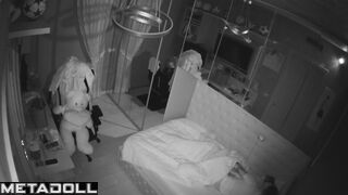 Young lovers having sex in their messy room live stream