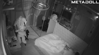 Young lovers having sex in their messy room live stream