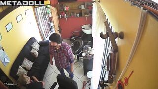 Real married couple fuck in their bed real spy cam