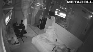 Mom and Dad having sex in their daughter’s room live