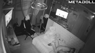 Mom and Dad having sex in their daughter’s room live
