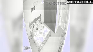 Skinny Scottish brunette mature mom gets brutally fucked in doggy style hidden IP cam