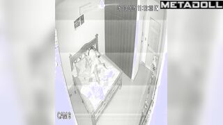 Skinny Scottish brunette mature mom gets brutally fucked in doggy style hidden IP cam