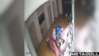 Slut Norwegian brunette MILF pleases her husband live HD