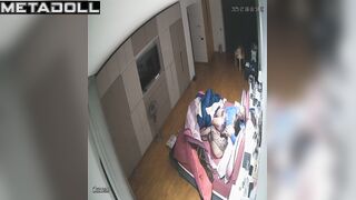 Slut Norwegian brunette MILF pleases her husband live HD