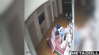 Slut Norwegian brunette MILF pleases her husband live HD