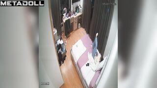 Old Irish brunette babysitter masturbates while thinking about vintage porn