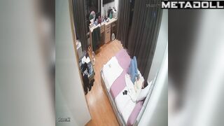 Old Irish brunette babysitter masturbates while thinking about vintage porn