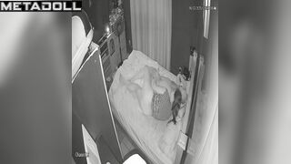 Perverse Russian brunette step-mom rides her boyfriend spy cam record
