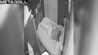 Perverse Russian brunette step-mom rides her boyfriend spy cam record