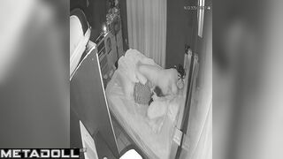Perverse Russian brunette step-mom rides her boyfriend spy cam record