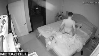 Big tits Canadian brunette mother is fucked to orgasm hidden IP cam