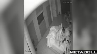 Mature couple fuck wildly in their bed voyeur cam _2