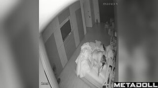 Mature couple fuck wildly in their bed voyeur cam _2