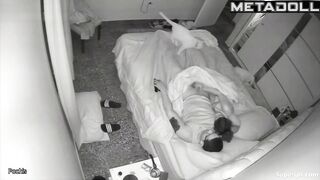 Hot busty wife fucks her husband in bed