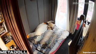 Petite Ukrainian girl masturbates in secret
